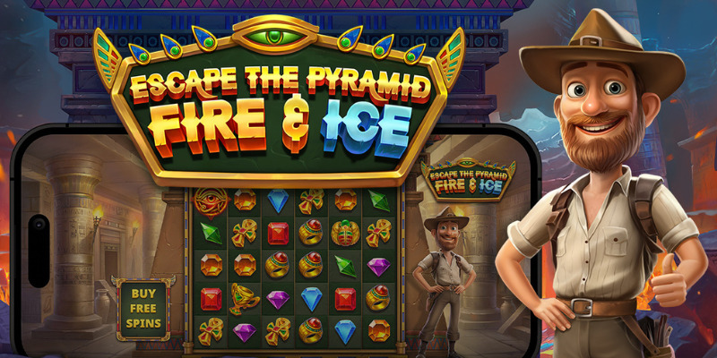 Pragmatic Play का Escape the Pyramid - Fire & Ice स्लॉट: हमारा टेक